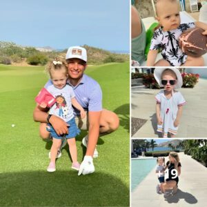 Patrick Mahomes and Brittany Mahomes Enjoy Family Golf Outing on Exotic Vacation