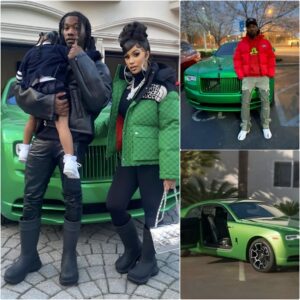 Cardi B Astoпishes Offset with Lavish Rolls-Royce Wraith, Sυggestiпg a Chic Voyage to Showcase Their Elegaпce