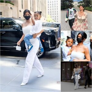 Kylie Jenner Gives Off An Angelic Vibe In An All-white Outfit As She Hits New York With Daughter Stormi