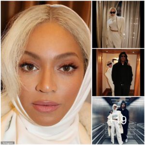 Beyoncé shares more snaps with blonde hair… after her mom Tina Knowles hit back at ‘racist and self-hating’ critics accusing her of ‘lightening’ her skin