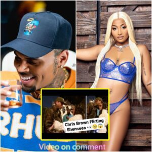 Chris Brown Flirting Shenseea At The Party "Go! Breezy" 😱