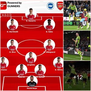 Bukayo Saka fit, Kai Havertz out – Arsenal predicted XI vs Brighton as five changes made:report in the comment