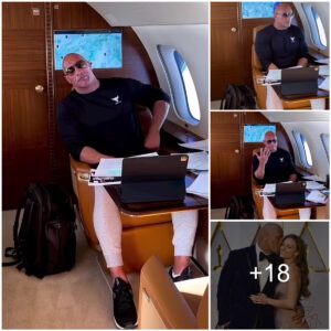 Dwayne Johnson Harnesses 'The Force' to Get Work Done on His Private Jet