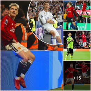 Collection of Garnacho’s celebrations; Nani has no hesitate to praise him as he believes Garnacho has the same playstyle