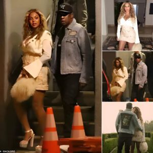 Queen B is back! Beyonce slips into tight mini for date night with Jay-Z after proudly sharing first picture of one-month-old twins