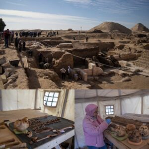 Sacred Relics Resurface: Egypt's Momentous Uncovering of an Ancient Temple in Saqqara Cemetery.