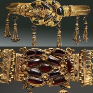 Masterpiece of Craftsmanship: Exploring the Intricate Gold Diadem with Carnelian Herakles Knot in Macedonia's Past