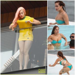 Lady Gaga Sizzles in Rio de Janeiro! Check Out Her Stunning Bikini Body by the Poolside!