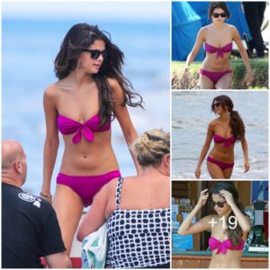 🌸 Selena Gomez Shines in a Stunning Pink Bikini, Embracing Beach Vibes with Style!