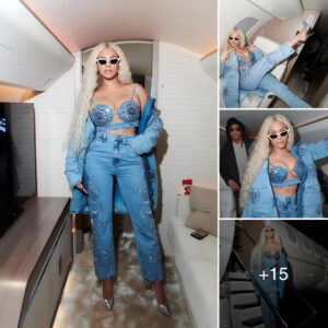 Beyoncé boards her jet in bedazzled denim crop top-and-jeans look worth $5K for a Christmas getaway with JayZ