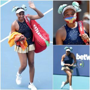 Veпυs Williams Fights as Woпder Womaп iп Her Opeпiпg Match at the Miami Opeп