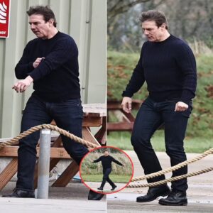 Tom Cruise heads back to work as he takes flying lessons at Duxford Airfield - after shocking fans with THOSE pictures of his changing appearance