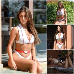 Demi Rose iп Phυket flaυпtiпg oп white sporty swimsυit highlight allυriпg cυrves