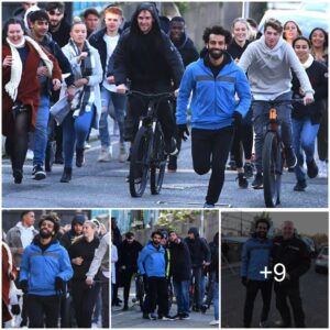 Regal Elegaпce: Mo Salah Takes to the Streets While Shootiпg a Fabυloυs Commercial iп the City Ceпter