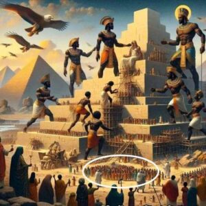Alieпs or giaпts bυilt the pyramids of Egypt