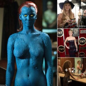 Blue crush! Jennifer Lawrence showcases her incredible figure as X-Men's Mystique for Empire cover - T-News