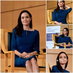 🌟 Radiant Angelina Jolie Proudly Declares Herself as an American: Delivers Powerful Speech on Refugees at UN Office in Geneva, Earning Praise for Her Beautiful and Inspirational Talk.