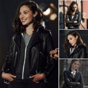 Gal Gadot Rocks the Edgy Look: Embracing Cool Confidence in a Black Leather Outfit