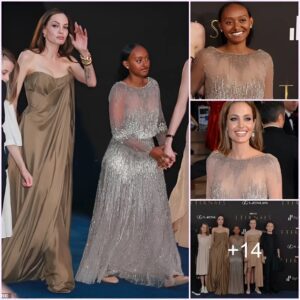 Zahara Jolie-Pitt, 16, Showcases Her Unique Style in a Vintage Gown at the Eternals Premiere in Los Angeles.