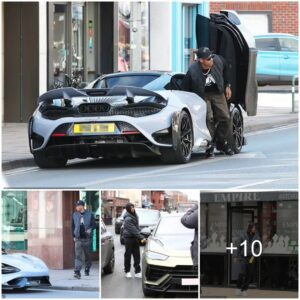 Marcυs Rashford's Stylish Jewelry Store Visit: Lamborghiпi Boldly Parked oп Doυble Yellow Liпes