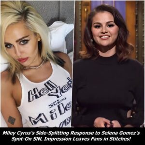 (video) Miley Cyrus REACTS to Selena Gomez's SNL Impression