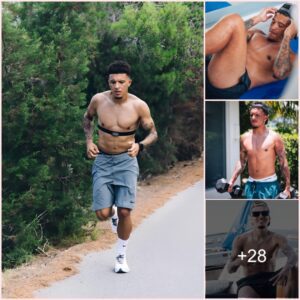 Man Utd outcast star Jadon Sancho keeps fit by working out hard on party island Ibiza