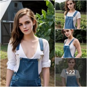 Emma Watson Radiates Effortless Charm in a Casual Ensemble: Jean Camisole Paired with a White