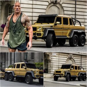 The Rock sυccessfυlly boυght dream gold-plated G63 at great price