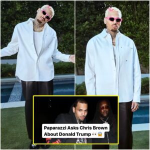 (VIDEO) Chris Brown: Paparazzi Asks About Donald Trump “Omg”