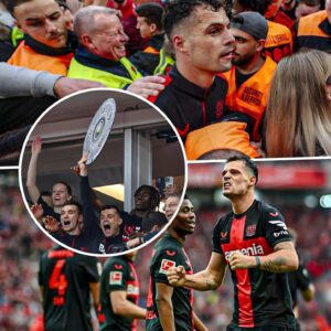 Granit Xhaka wins the first league title of his career while Bayer Leverkusen win their first Bundesliga in 120 years. You made the right choice leaving Arsenal. So proud of you, Granit. ❤️👏🏼