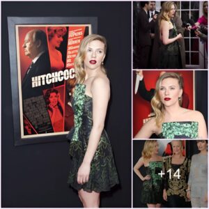 Leading ladies Scarlett Johansson and Jessica Biel showcase dramatic looks for Hitchcock premiere