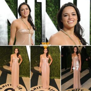 "Michelle Rodriguez Stuns at 2013 Vanity Fair Oscar Party, Sunset Tower"