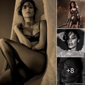 "Discovering Her Inner Strength: Gal Gadot Stuns in Enchanting Lingerie and Stockings for an Exquisite Photoshoot"