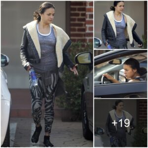 Michelle Rodriguez Flaunts Her Favorite Activewear After an Intense Workout Session in Santa Monica