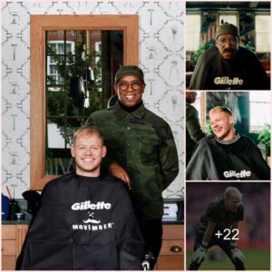 "Ian Wright Teams Up with Aaron Ramsdale for Movember Moustache Campaign"