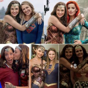 Gal Gadot and Superhero Co-Stars: Epic Moments Behind the Scenes of DC's Cinematic Universe ‎