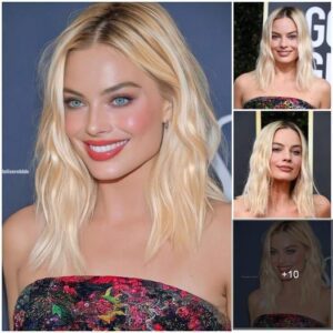 Margot Robbie looking ravishing in floral dress