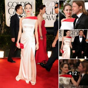 Glorious Angelina Jolie Radiates Timeless Elegance at the 69th Golden Globe Awards