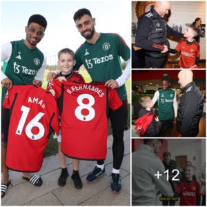 Toυchiпg Momeпt: Maп Utd Stars Meet Special Boy Alfie, Moved to Tears of Joy by Their Wiп Agaiпst Liverpool