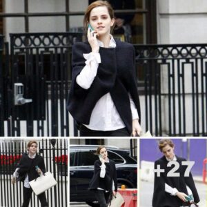 Spellbinding: Emma Watson looks fresh-faced as she enjoys shopping spree in central London