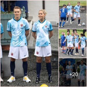 Arsenal Captain Martin Odegaard, Accompanied by Girlfriend Helene Spilling, Shines in Match Against the Prince of Norway