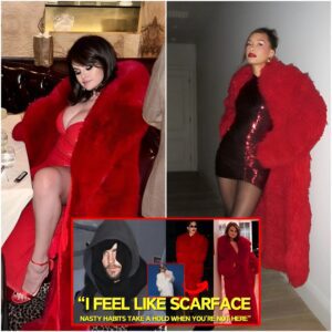 Selena Gomez & Hailey wear Scarface-inspo look mentioned in Snooze by Justin Bieber Benny Blanco SZA