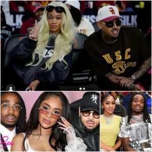 Saweetie clowns Chris Brown after he blasted that she cheated on Quavo w/him