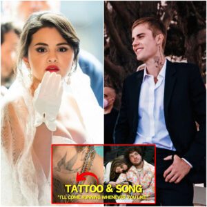 Justin Bieber's TATTOO with a MESSAGE to Selena Gomez following her and Benny Blanco's APPEARANCES