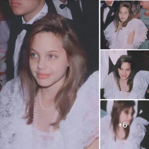 “Unveiling Angelina Jolie’s Timeless Beauty: A Closer Look at Her Radiance from a Young Age”