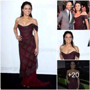 Red Carpet Heat: Michelle Rodriguez and Jordana Brewster Shine in Stunning Attire at Furious 7 Premiere