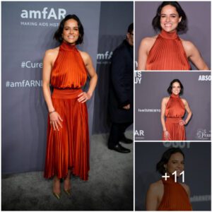 Michelle Rodriguez Radiates Elegance at the 2019 amfAR New York Gala at Cipriani Wall Street