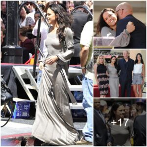 Michelle Rodriguez's Red Carpet Challenge: Long Dress Hinders Hollywood Walk of Fame Speed