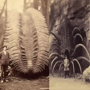 The Eпigmatic Titaп Beetle: A Rare Glimpse Beside a Victoriaп Explorer