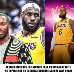 TODAY LEBRONIS WORTH $1 BILUON AND RICH PAUL IS NOW THE #1 AGENT IN THE NBA.AMAZING.